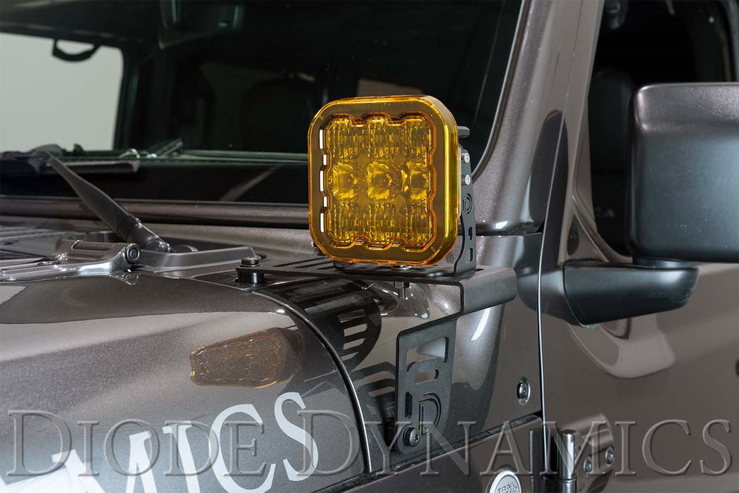 SS5 LED Pod Cover Yellow Diode Dynamics - TRUCKED UP - Truck Superstore