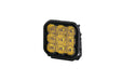 SS5 LED Pod Pro Yellow Flood Single Diode Dynamics - TRUCKED UP - Truck Superstore