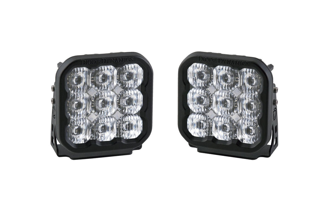 SS5 LED Pod Sport White Driving Pair Diode Dynamics - TRUCKED UP - Truck Superstore