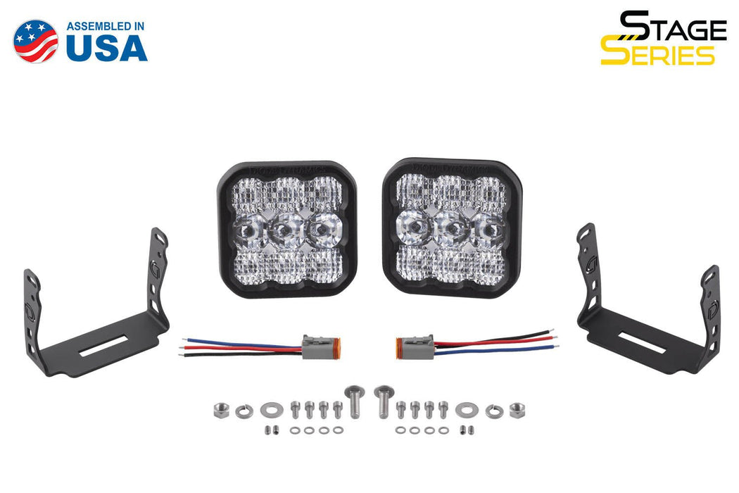 SS5 LED Pod Sport White Flood Pair Diode Dynamics - TRUCKED UP - Truck Superstore