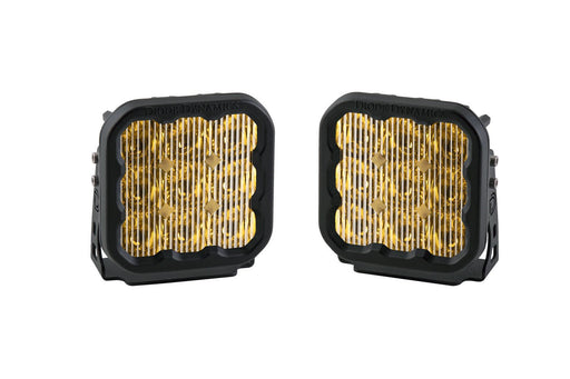 SS5 LED Pod Sport Yellow Driving Pair Diode Dynamics - TRUCKED UP - Truck Superstore