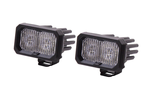 Stage Series 2 Inch LED Pod, Sport White Fog Standard ABL Pair - TRUCKED UP - Truck Superstore