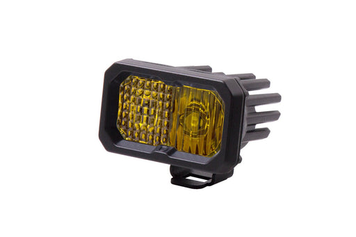 Stage Series 2 Inch LED Pod, Sport Yellow Combo Standard ABL Each - TRUCKED UP - Truck Superstore