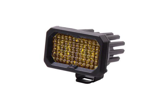 Stage Series 2 Inch LED Pod, Sport Yellow Flood Standard ABL Each - TRUCKED UP - Truck Superstore