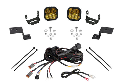 Stage Series Backlit Ditch Light Kit for 2021-2022 Ford F-150, SS3 Pro Yellow Combo Diode Dynamics - TRUCKED UP - Truck Superstore