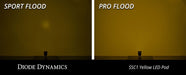 Stage Series C1 LED Pod Pro Yellow Flood Flush ABL Each Diode Dynamics - TRUCKED UP - Truck Superstore