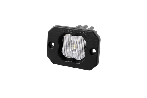 Stage Series C1 LED Pod White SAE Fog Flush ABL Each Diode Dynamics - TRUCKED UP - Truck Superstore