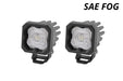 Stage Series C1 LED Pod White SAE Fog Standard ABL Pair Diode Dynamics - TRUCKED UP - Truck Superstore