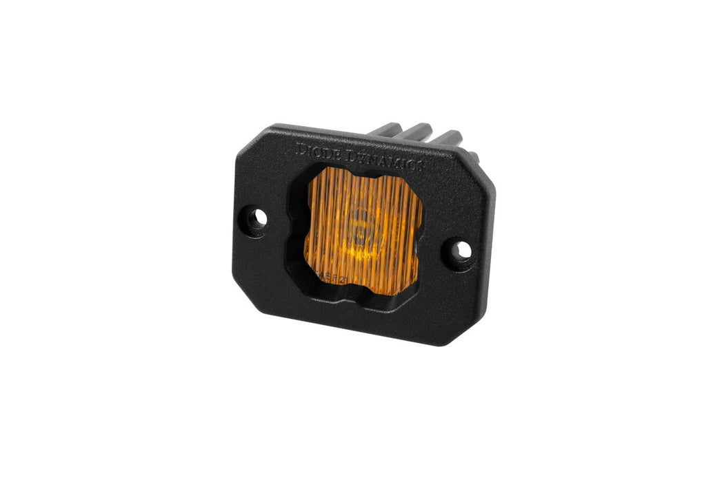 Stage Series C1 LED Pod Yellow SAE Fog Flush ABL Each Diode Dynamics - TRUCKED UP - Truck Superstore