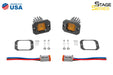 Stage Series C1 LED Pod Yellow SAE Fog Flush ABL Pair Diode Dynamics - TRUCKED UP - Truck Superstore