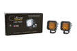 Stage Series C1 LED Pod Yellow SAE Fog Standard ABL Pair Diode Dynamics - TRUCKED UP - Truck Superstore