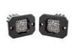 Stage Series C1R White Flood Flush Mount LED Pod (pair) Diode Dynamics - TRUCKED UP - Truck Superstore