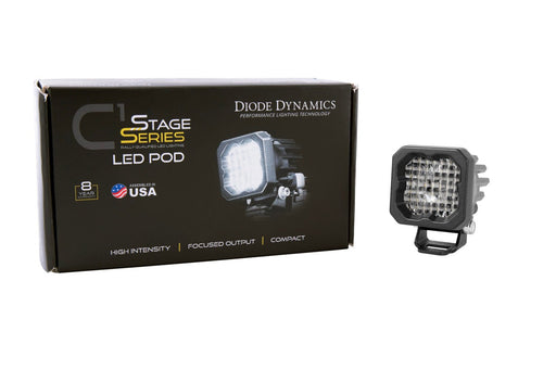 Stage Series C1R White Flood Standard LED Pod (one) Diode Dynamics - TRUCKED UP - Truck Superstore