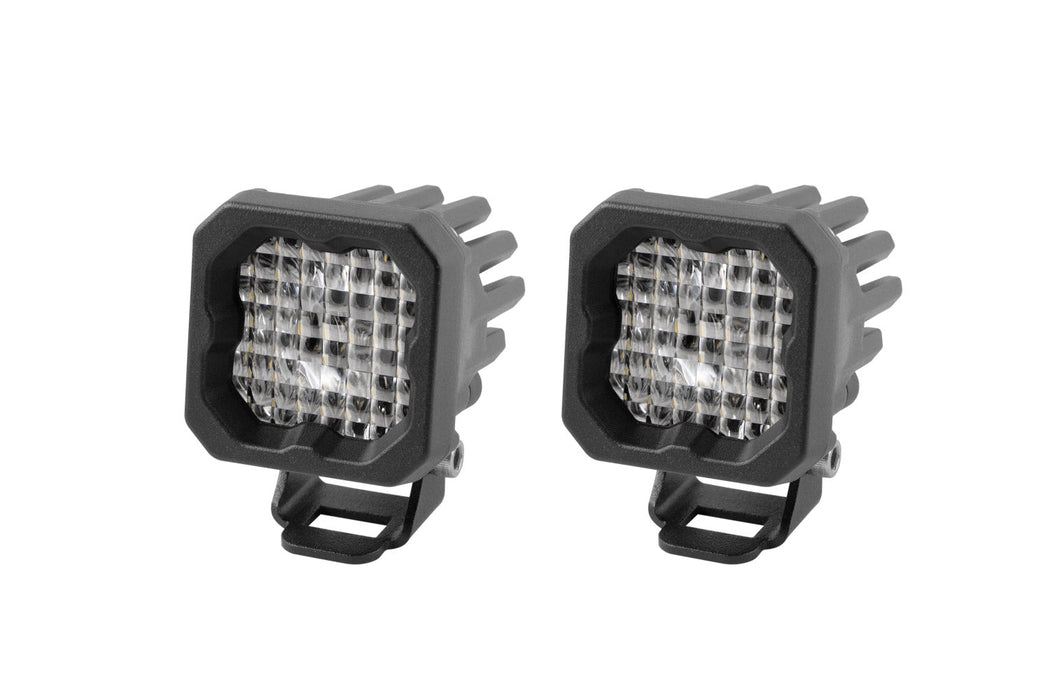 Stage Series C1R White Flood Standard LED Pod (pair) Diode Dynamics - TRUCKED UP - Truck Superstore