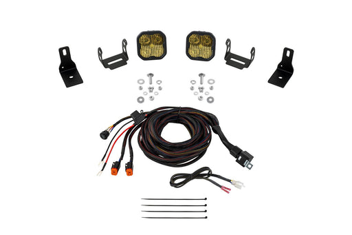 Stage Series Ditch Light Kit for 2022+ Ford Maverick, SS3 Sport Yellow Combo - TRUCKED UP - Truck Superstore