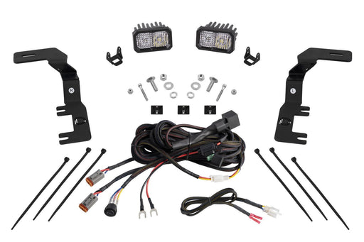 Stage Series Ditch Light Kit for 2023-Present Chevrolet Colorado C2 Pro White Combo Diode Dynamics - TRUCKED UP - Truck Superstore