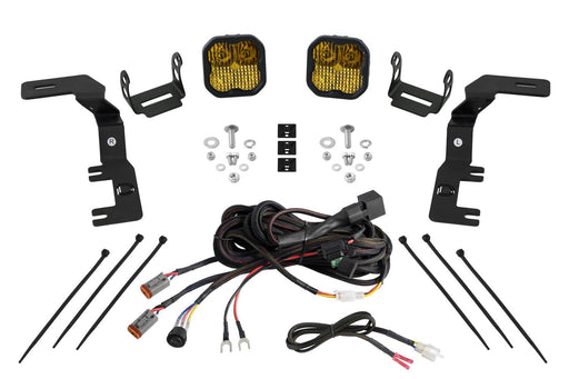 Stage Series Ditch Light Kit for 2023-Present Chevrolet Colorado SS3 Sport Yellow Combo Diode Dynamics - TRUCKED UP - Truck Superstore