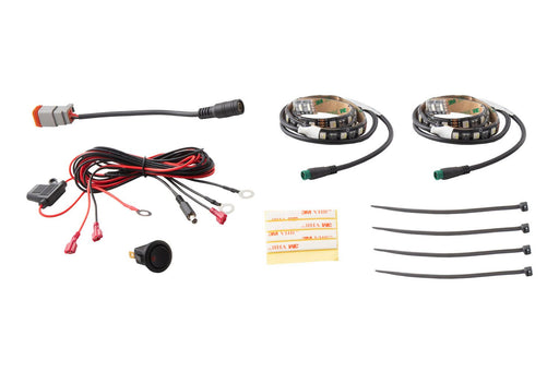 RGBW Grille Strip Kit 2pc Multicolor Diode Dynamics - TRUCKED UP - Truck Superstore