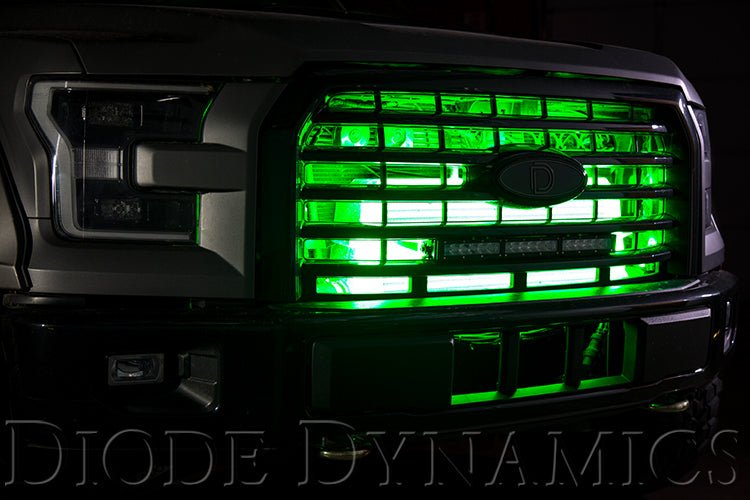 RGBW Grille Strip Kit 4pc Multicolor Diode Dynamics - TRUCKED UP - Truck Superstore