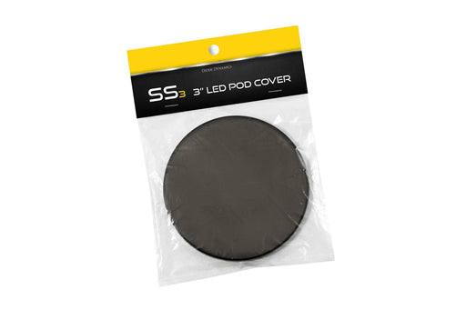 SS3 LED Pod Cover Round Smoked - TRUCKED UP - Truck Superstore