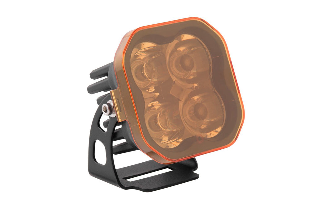 SS3 LED Pod Cover Round Yellow - TRUCKED UP - Truck Superstore