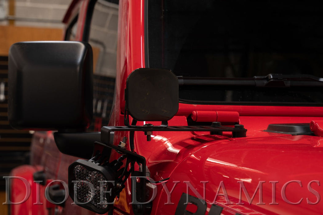 SS3 LED Pod Cover Standard Smoked - TRUCKED UP - Truck Superstore