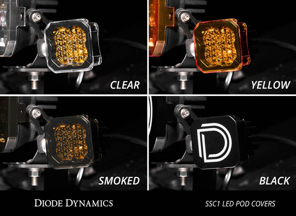 Stage Series C1 LED Pod Cover Clear Each Diode Dynamics - TRUCKED UP - Truck Superstore