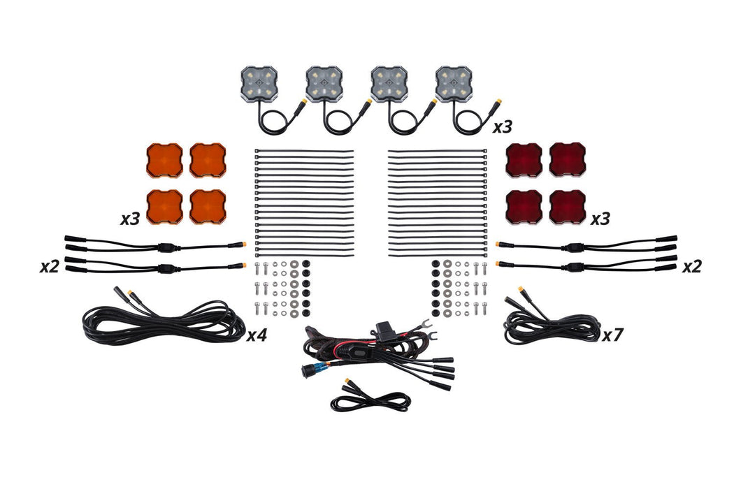 Single-Color Rock Light Installer Kit (12-pack) - TRUCKED UP - Truck Superstore
