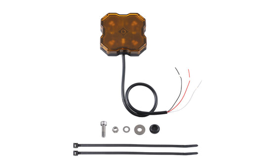 Stage Series Single-Color LED Rock Light, Amber Bare Wire (one) - TRUCKED UP - Truck Superstore