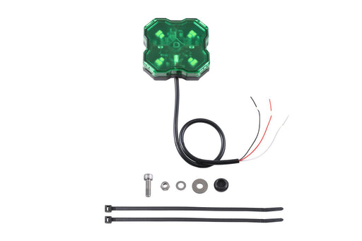 Stage Series Single-Color LED Rock Light, Green Bare Wire (one) - TRUCKED UP - Truck Superstore