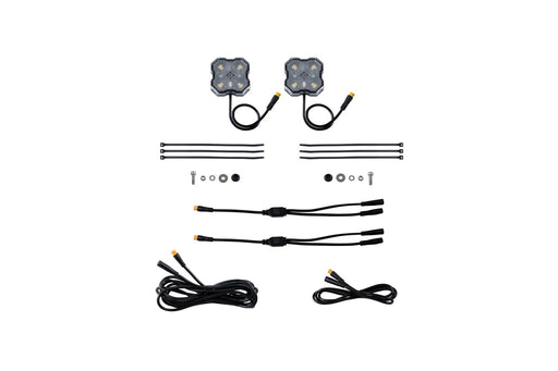 Stage Series Single-Color LED Rock Light, White Diffused M8 (2-pack) - TRUCKED UP - Truck Superstore