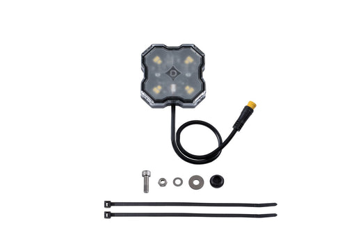 Stage Series Single-Color LED Rock Light, White Diffused M8 (one) - TRUCKED UP - Truck Superstore