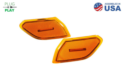 Sidemarkers for 2018-2021 Jeep JL Wrangler/Gladiator, Amber (set) - TRUCKED UP - Truck Superstore