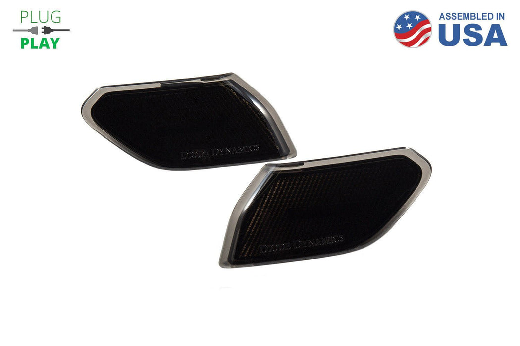 Sidemarkers for 2018-2021 Jeep JL Wrangler/Gladiator, Smoked (set) - TRUCKED UP - Truck Superstore