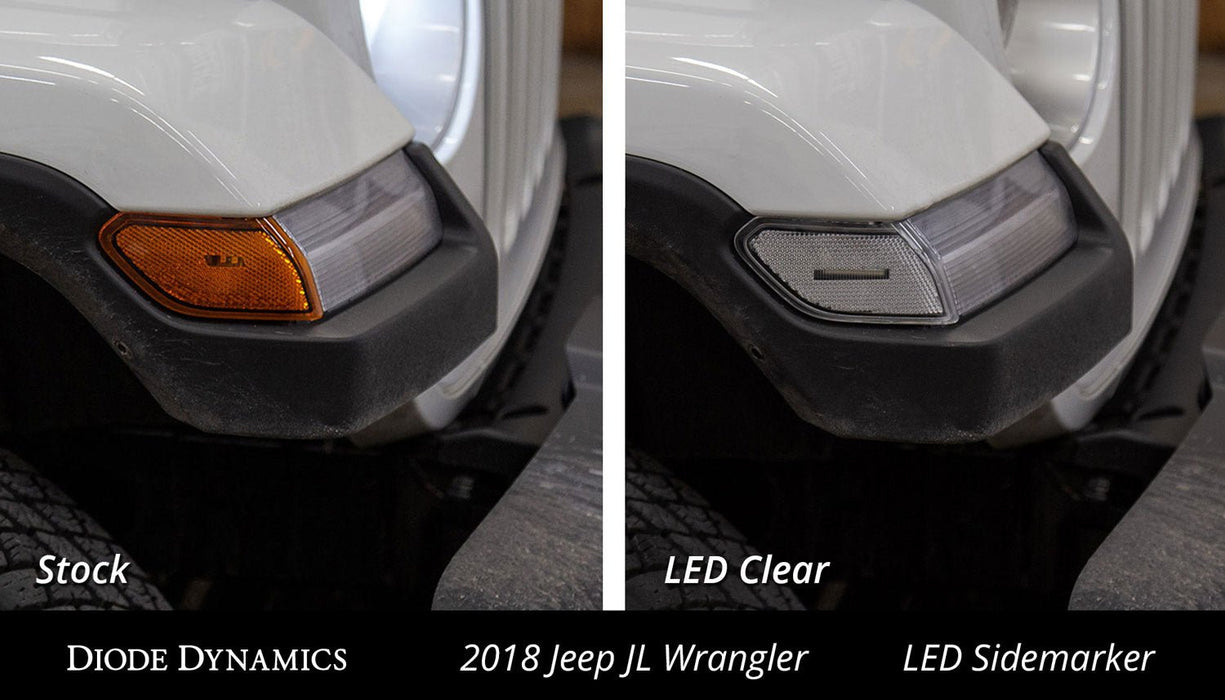 Sidemarkers for 2018-2021 Jeep JL Wrangler/Gladiator, Smoked (set) - TRUCKED UP - Truck Superstore