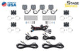 Stage Series SXS Rock Light Installer Kit, RGBW M8 (4-pack) Diode Dynamics - TRUCKED UP - Truck Superstore