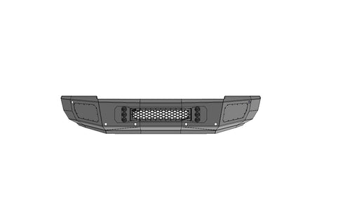10-18 RAM 4500-5500 Front Bumper with Sensors Flog Industries - TRUCKED UP - Truck Superstore