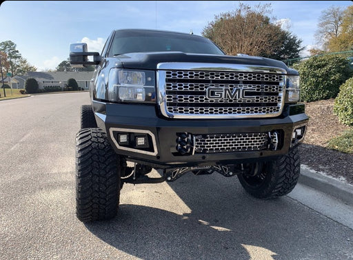 11-14 Sierra 2500/3500 Front Bumper with Sensors Flog Industries - TRUCKED UP - Truck Superstore