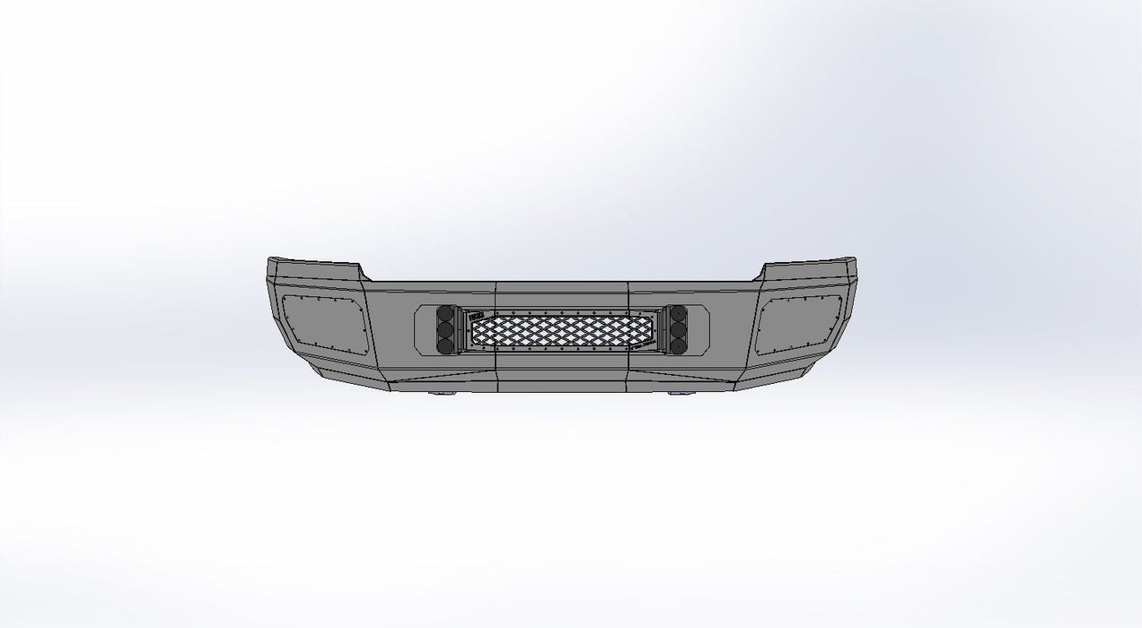 11-14 Silverado 2500/3500 Front Bumper with Sensors Flog Industries - TRUCKED UP - Truck Superstore