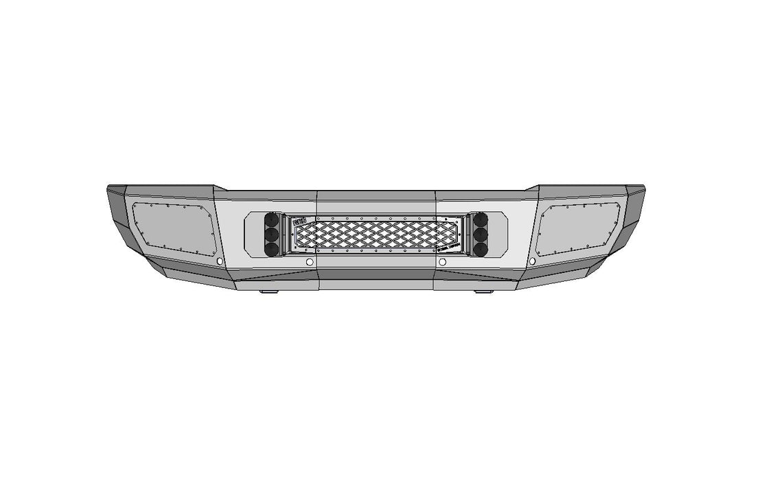 15-19 Silverado 2500/3500 Front Bumper with Sensors Flog Industries - TRUCKED UP - Truck Superstore