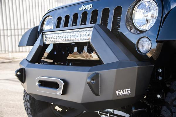 JK Front Stubby Bumper 07-18 Wrangler JK Raw Flog Industries - TRUCKED UP - Truck Superstore