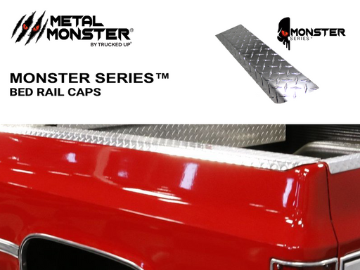 1973-1987 Chevrolet \ GMC Diamond Plate Bed Rail Caps