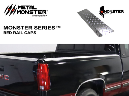 1988-1998 Chevrolet \ GMC Diamond Plate Bed Rail Caps