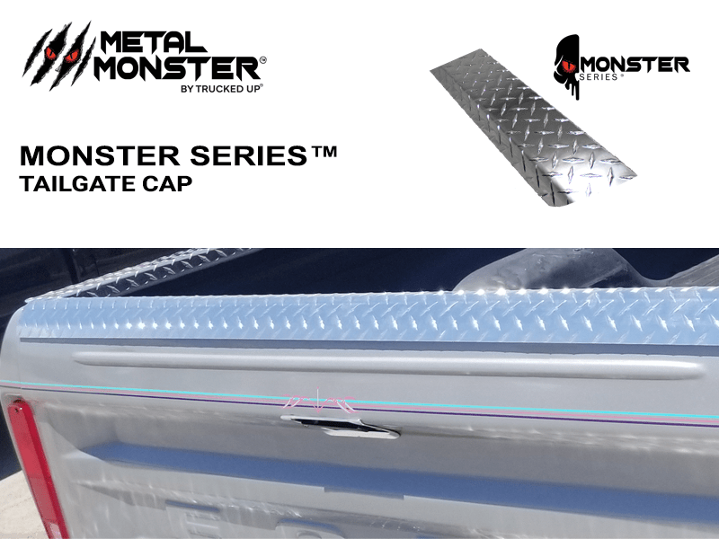 1967-1972 Chevrolet \ GMC Diamond Plate Tailgate Cap - TRUCKED UP - Truck Superstore