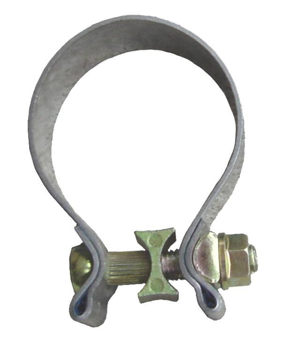Exhaust Muffler Band Clamp 22.5 in x 1 in Natural 304 Stainless Steel Pypes Exhaust - TRUCKED UP - Truck Superstore