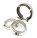 V-Band Exhaust Clamp 3 in Natural 304 Stainless Steel Pypes Exhaust - TRUCKED UP - Truck Superstore