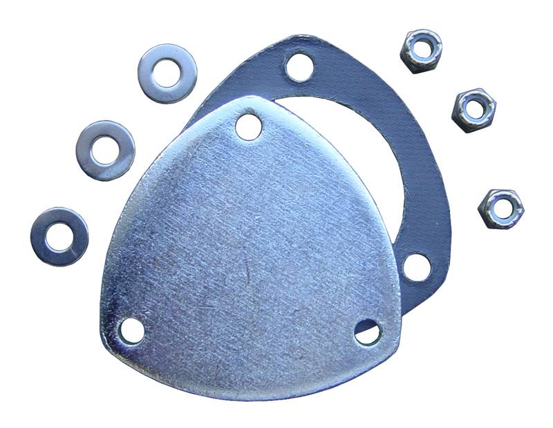 Exhaust Flange Dump Plate Kit 3 in Hardware Incl Natural 304 Stainless Steel Pypes Exhaust - TRUCKED UP - Truck Superstore