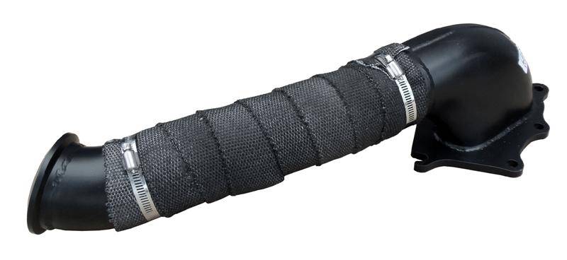 Duramax Turbo Direct Pipe 01-04 Chevy Black Finish Hardware Not Incl 409 Stainless Steel Pypes Exhaust - TRUCKED UP - Truck Superstore