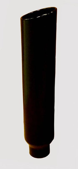 Exhaust Stack Pipe 5 in ID x 8 in OD x 36 in L 8 in Tip Clamp On Hardware Not Incl Black Finish 304 Stainless Steel Pypes Exhaust - TRUCKED UP - Truck Superstore