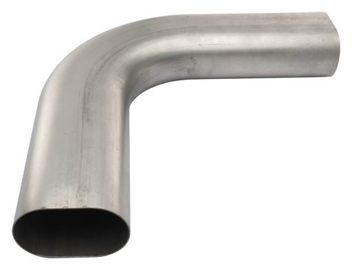 3 Inch Oval 90 Degree Horizontal Exhaust Bend 304 Stainless Steel Low-Profile Ground Clearance Pypes Performance Exhaust - TRUCKED UP - Truck Superstore